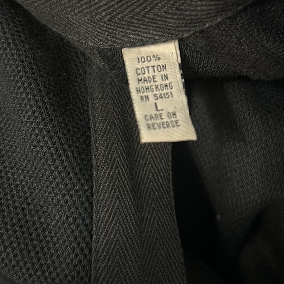 Men’s Saratoga by Robert Peritz Cotton Navy Vest Front Snap Closure size L VNTG - Picture 12 of 13